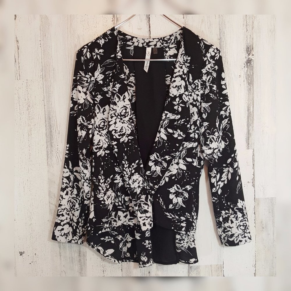 NY COLLECTION petite floral jacket
